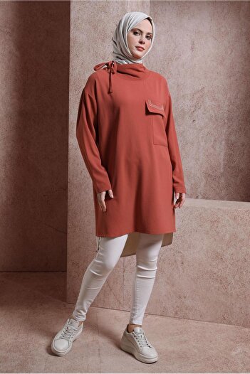 Alvina LAPEL TIE TUNIC 44438