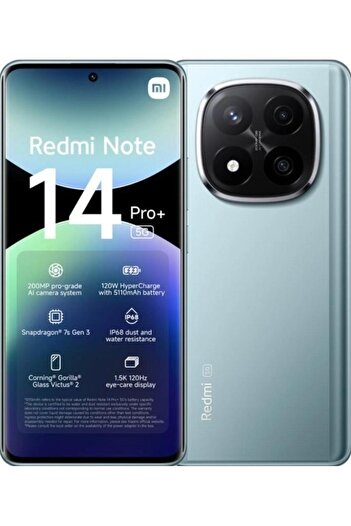 Xiaomi Telefon Mobil Xiaomi Redmi Note 14 Pro+, AMOLED 6.67", 12GB RAM, 512GB, Cameră 200+8+2, Dual SIM