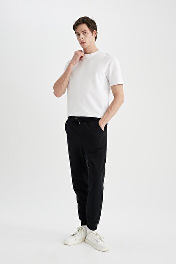 DeFacto Pike Jogger Sweatpants - Slim Fit, Lace-Up Waist, Elastic Leg, Pocket N0110Az24Sp