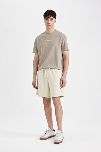 DeFacto Regular Fit Straight Leg Basic Straight Shorts B8672Ax24Sm