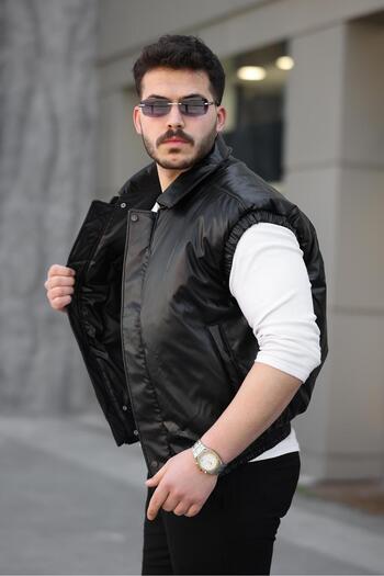 MODAEMAS Men's Leather Vest
