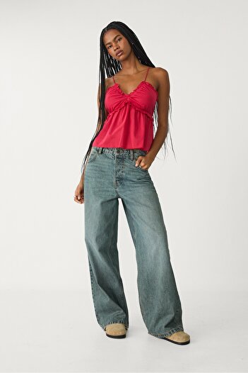 Stradivarius Bağcıklı askılı top