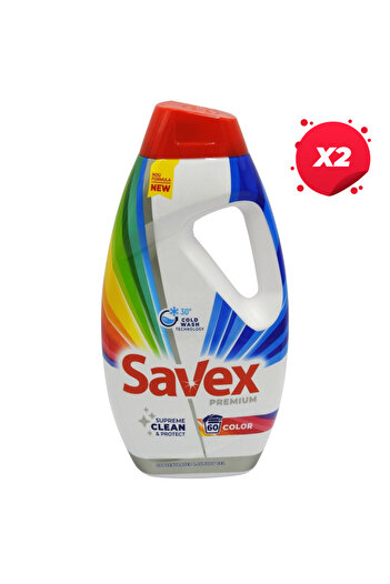 SAVEX X2 - SAVEX LIQUID DETERGENT 2.7L COLOR 60 WASHES
