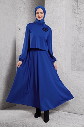 Alvina Tracksuit 45054 - Skirt with Brooch