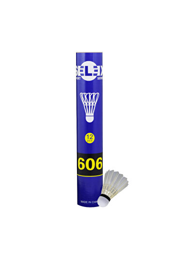SELEX 606 BADMINTON TOPU KAZ TÜYÜ 12'Lİ
