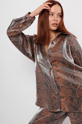 Reyon COFFEE SILVER SHIRT