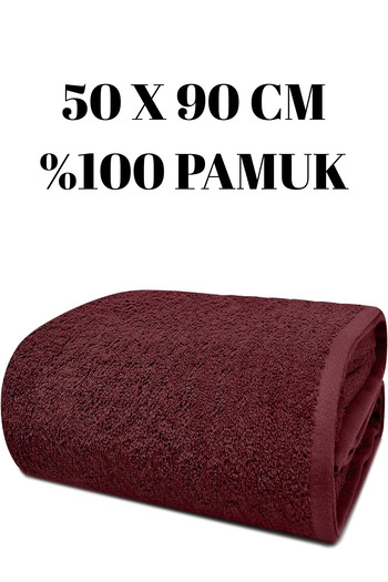 KAYABEY HOME 100% Cotton Hand and Face Towel (50X90 cm) - Head Towel, Ultra Soft and Highly Absorbent 100% Cotton