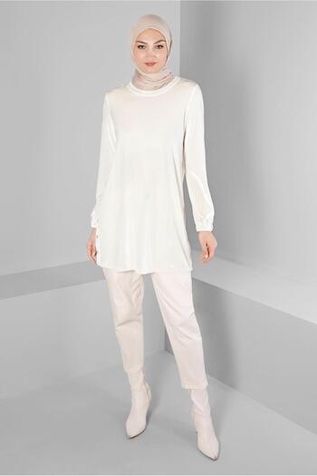 Alvina VELVET TUNIC WITH ELASTIC HANDLE 43447
