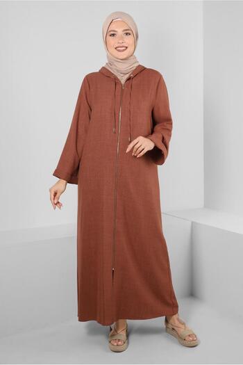Alvina Hooded Cap with Tie Back Detail 43830