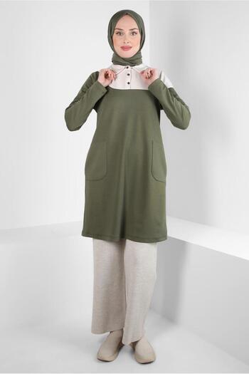 Alvina TWO COLOR TUNIC 44268