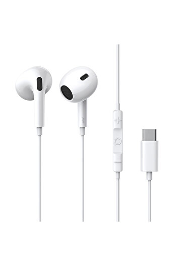 Baseus Encok CZ17 Semi-In-Ear Wired Earphones – Moon White