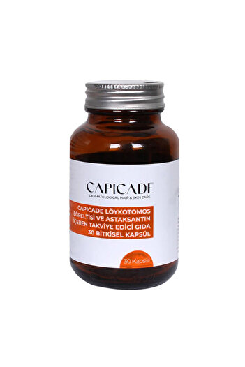 Capicade Supplemental Food Containing Lycopomos Eyebrow and Astaxanthin 30 Capsules