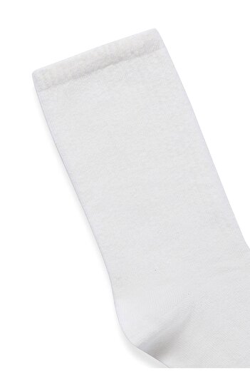 VAMOSCLO Long basic socks ecru