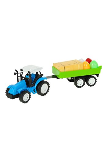 hak-iş oyuncak Friction egg carrying tractor