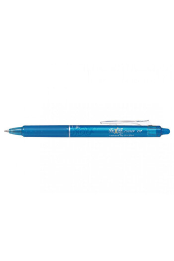 Pilot Rolă 0,7 mm albastru deschis Clicker Frixion Pilot