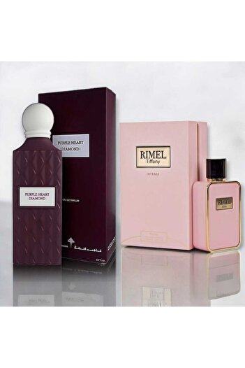 IBRAHEEM AL.QURASHI Purple Heart Diamond Bouquet with Rimmel Elixir 250 ml