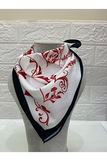 sema aksesuar Women's Heart Patterned Scarf - Birthday, Lover Gift