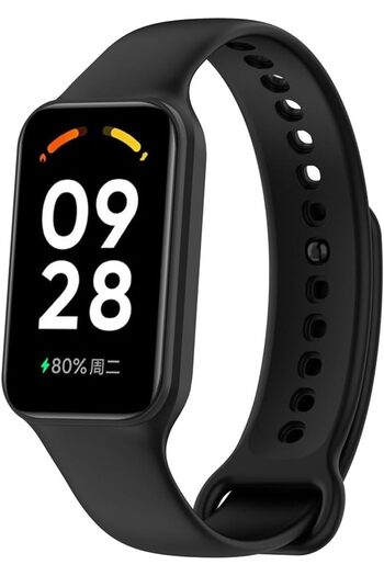 Fibaks Xiaomi Mi Band 8 Active Compatible High Quality Silicone Cord Strap Smart Watch Lanyard Wristband