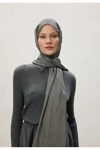 Fresh Dublin Jacquard Shawl - Embers Gray