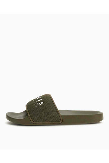 Guess Logo Written Slippers