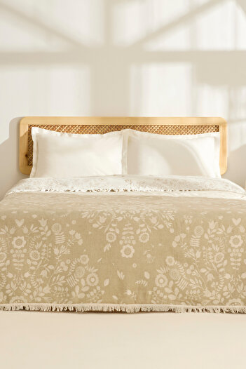 Kaşmir Home Grasy Double Jacquard Muslin Pike Çağla
