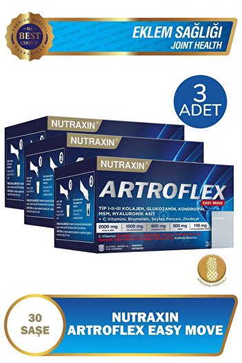 Nutraxin Artroflex Easy Move 30 Sachets 3 Pieces