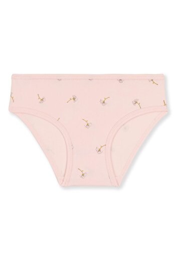 BAYKAR Slip de bikini pentru fete din bumbac, cu imprimeu colorat, pachet de 3 5854 colorat