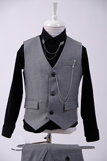 Doctor junior Slim Fit Boy's Suit / Shirtless Mnvs8014