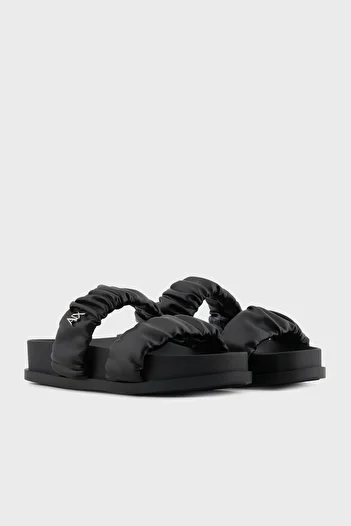 Armani Exchange Detailed Slipper Logo Double Band Drawstring Xdp062 Xv926 00002