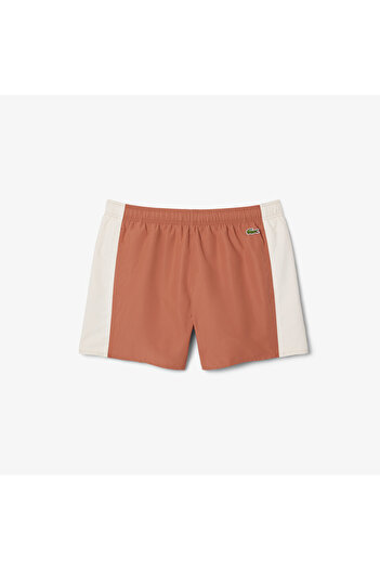 Lacoste Erkek Renk Bloklu Turuncu Mayo