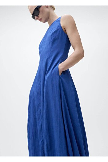 MANGO Woman Midi Dress with Crinoline