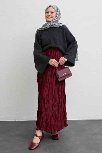 InStyle Κρασ Φούστα Claret Red