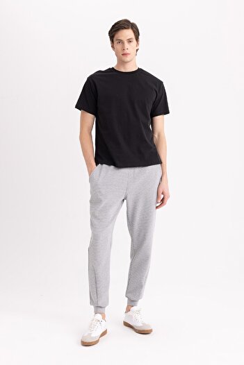 DeFacto Pike Jogger Eşofman Altı Slim Fit Dar Kesim Beli Bağcıklı Lastikli Paça Cepli N0140az24sp