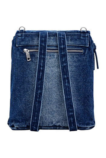 Desigual Rucsac Desigual Half Logo Denim 9L - 25SAKD05-5053