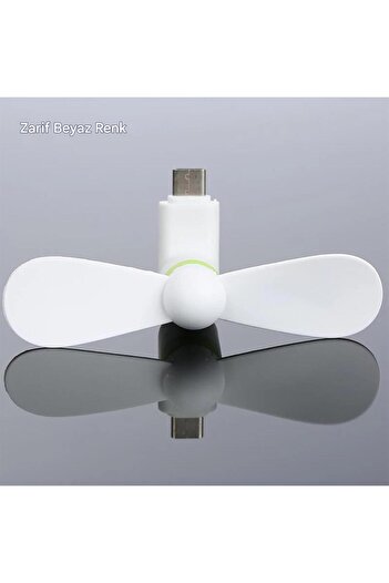 Generic Sokelinn Six Tip C Telefon Fanı - Mini USB C Soğutma El Fanları Taşınabilir Yaz Soğutucu