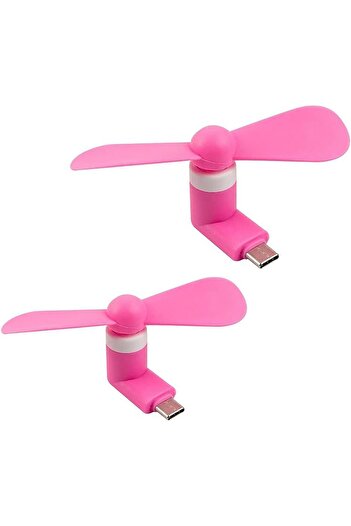 Generic Sokelinn Six Tip C Telefon Fanı - Mini USB C Soğutma El Fanları Taşınabilir Yaz Soğutucu
