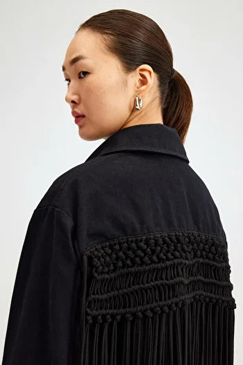 Touché Privé MACROME DETAILED DENIM JACKET