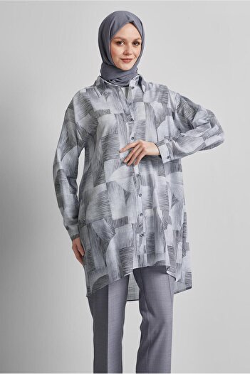 Alvina Patterned Tunic Model No: 45405