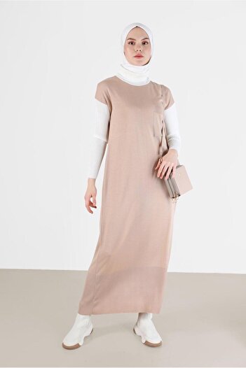 Alvina Two Color Knitwear Dress 42018