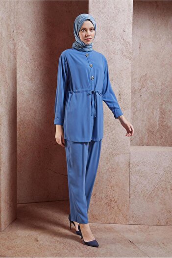 Alvina 44754 Model Set - Stone Detailed Trousers