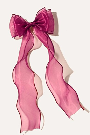 New Obsessions Alice Long Tulle Bow Buckle