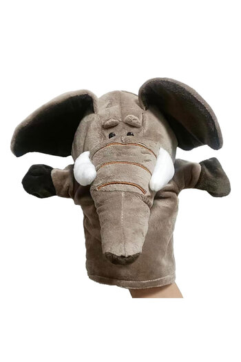 Toyaş Educational and Fun Plush Puppet Set Puppet Playset with Movable Mouth