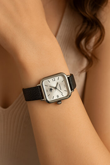 SKMİ Polo White Vintage Model Women's Watch