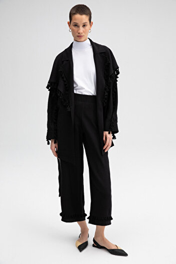 Touché Privé Tassel Detailed Trousers