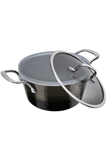 Berlinger Haus Casserole with lid with titanium surface 20 cm Shine Basalt Collection
