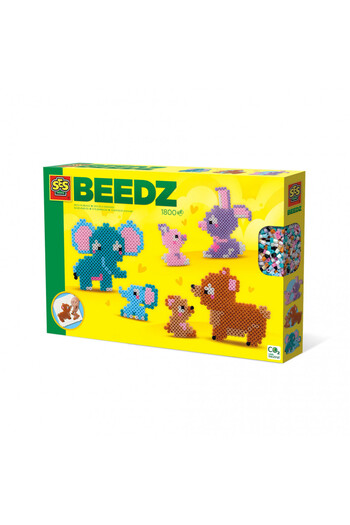 SES Creative Creative children's set - Zoo Beedz Animal Iron-on Beads