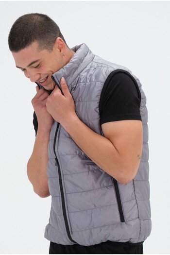 Mascarano Stand Collar Slim Fit Puffer Vest