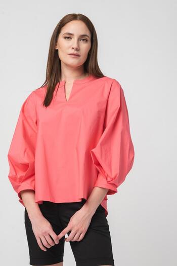Pegas Long Sleeve Cotton Dressy Blouse