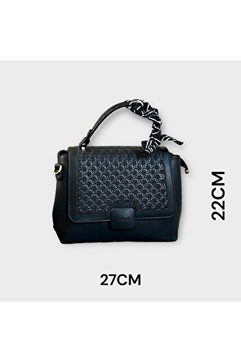 Tuğba Shoulder Bag Designed as Hand and Arm Bag Vs.Blkt.0195