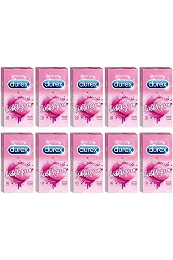 Durex Bubblegum Sensually flavoured Condoms (Set of 10, 100S)